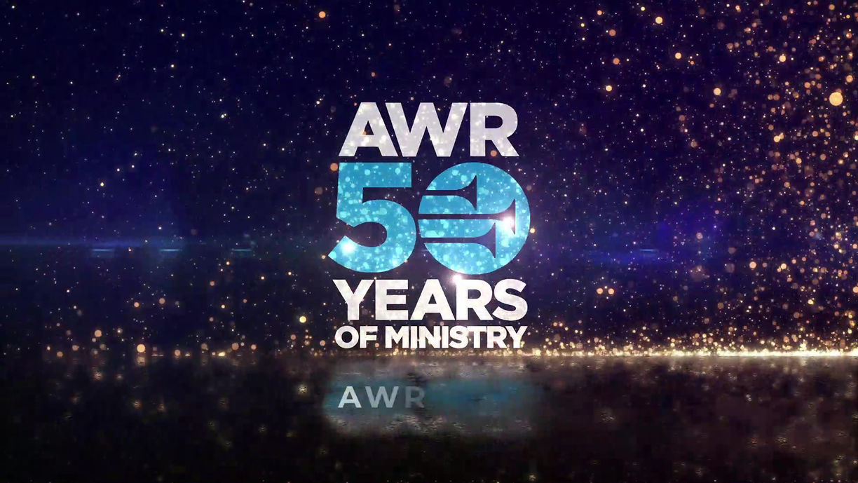 AWR 50th Golden Logo Animation